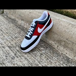 Red x Black Custom Air Force One READ DESCRIPTION!